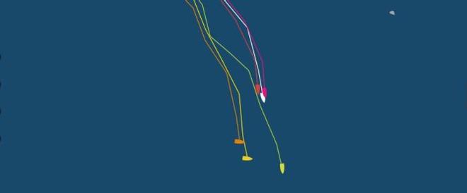 Positions at 19 February 0700 UTC - Volvo Ocean Race 2014-15 © Volvo Ocean Race http://www.volvooceanrace.com